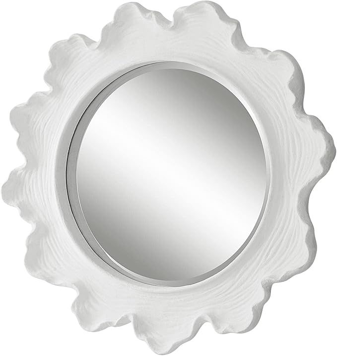 Uttermost Sea Coral Round Mirror, White | Amazon (US)