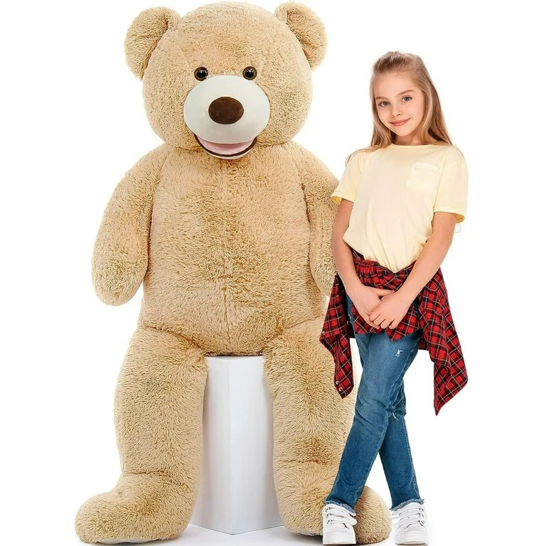 MorisMos Jumbo Teddy Bear 51'' Giant Stuffed Animal with Footprints Plush Toy | Walmart (US)