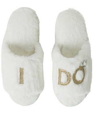 Dearfoams Bride and Bridesmaids Slide Slippers, Online Only & Reviews - Slippers - Shoes - Macy's | Macys (US)