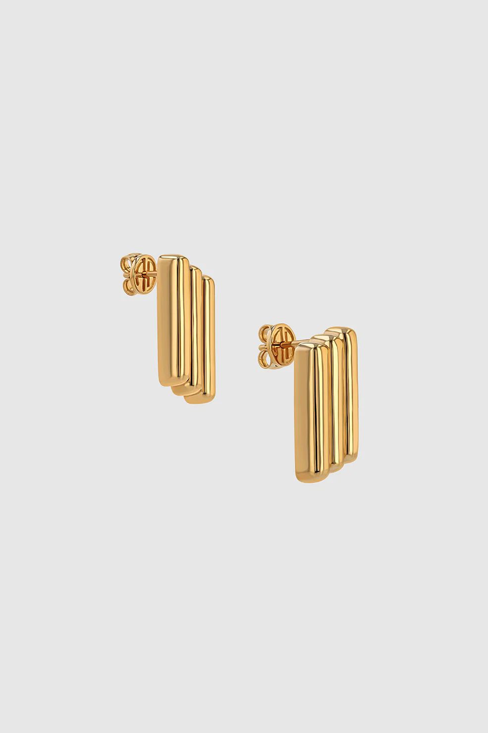 Diagonal Coil Earrings | Anine Bing