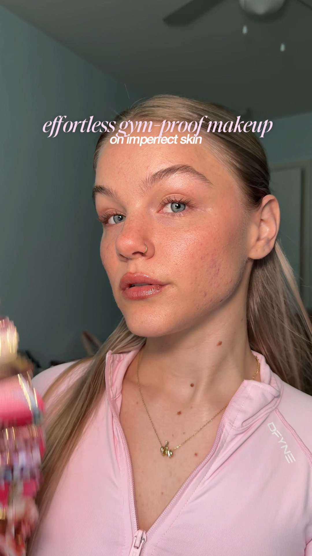 effortless gym-proof natural makeup for acne-prone / textured skin 🏋🏼‍♀️🎀🫧 no makeup makeup look for confidence even with breakouts 

#LTKBeauty #LTKgrwm #LTKselfcare