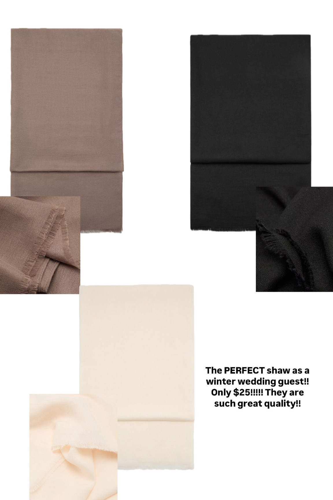 Wedding guest must have for the winter! 

#LTKGiftGuide #LTKParties #LTKSaleAlert