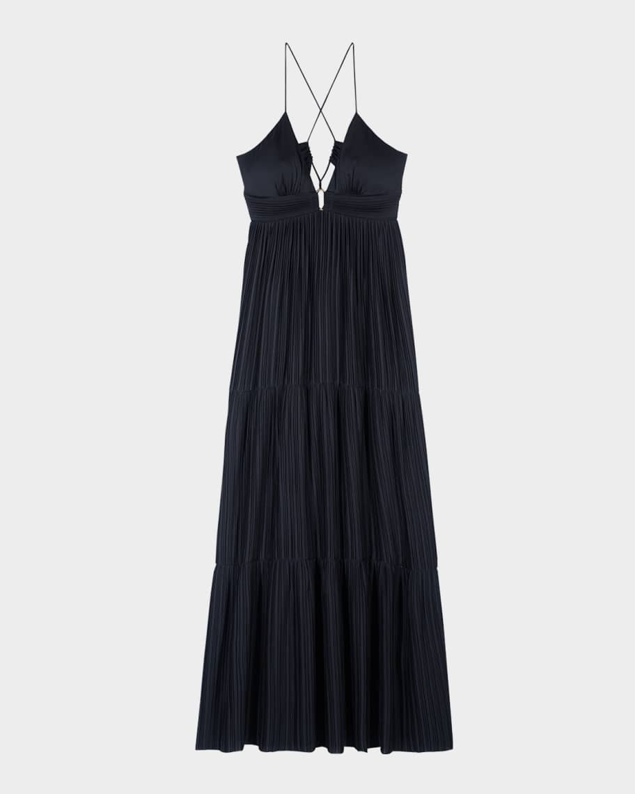 Wasta Deep-V Maxi Dress | Neiman Marcus
