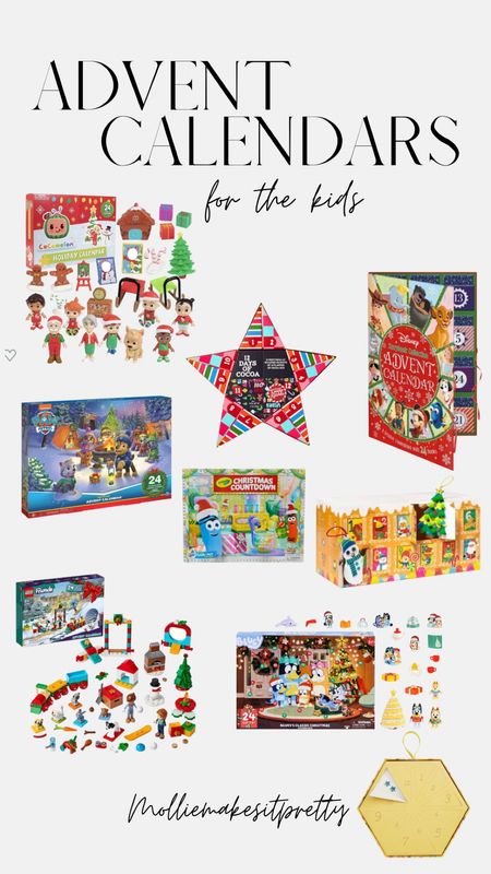Advent calendars for kids! #cocomelon #bluey #pawpatrol #books #toddlergifts

#LTKCyberWeek #LTKGiftGuide #LTKHoliday