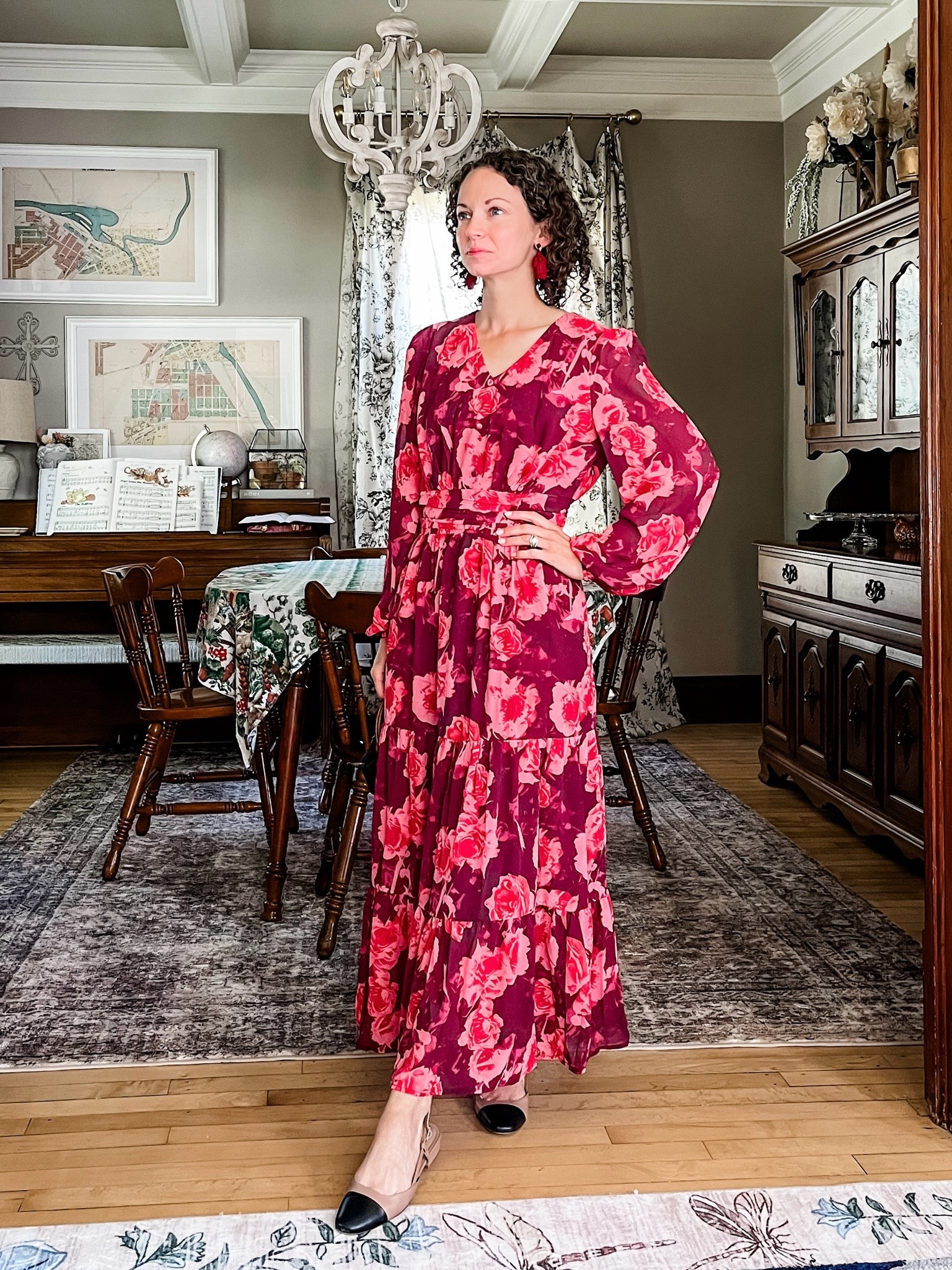 Fall floral dress from Amazon!

#LTKSeasonal #LTKOver40 #LTKPetite