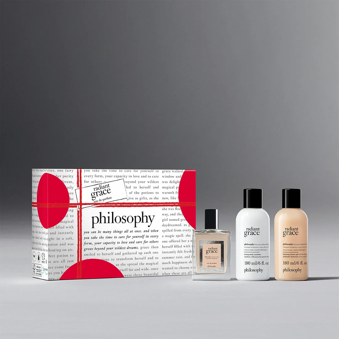 radiant grace eau de parfum holiday gift set | Philosophy