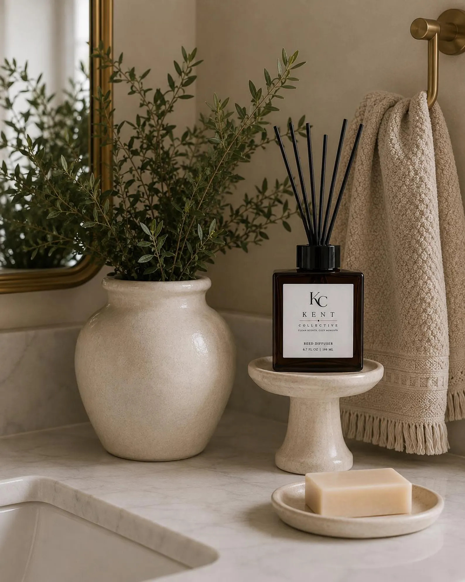 Clean Reed Diffuser | Non-Toxic Home Fragrance | Long-Lasting Essential Oil Infused | Etsy (Global)