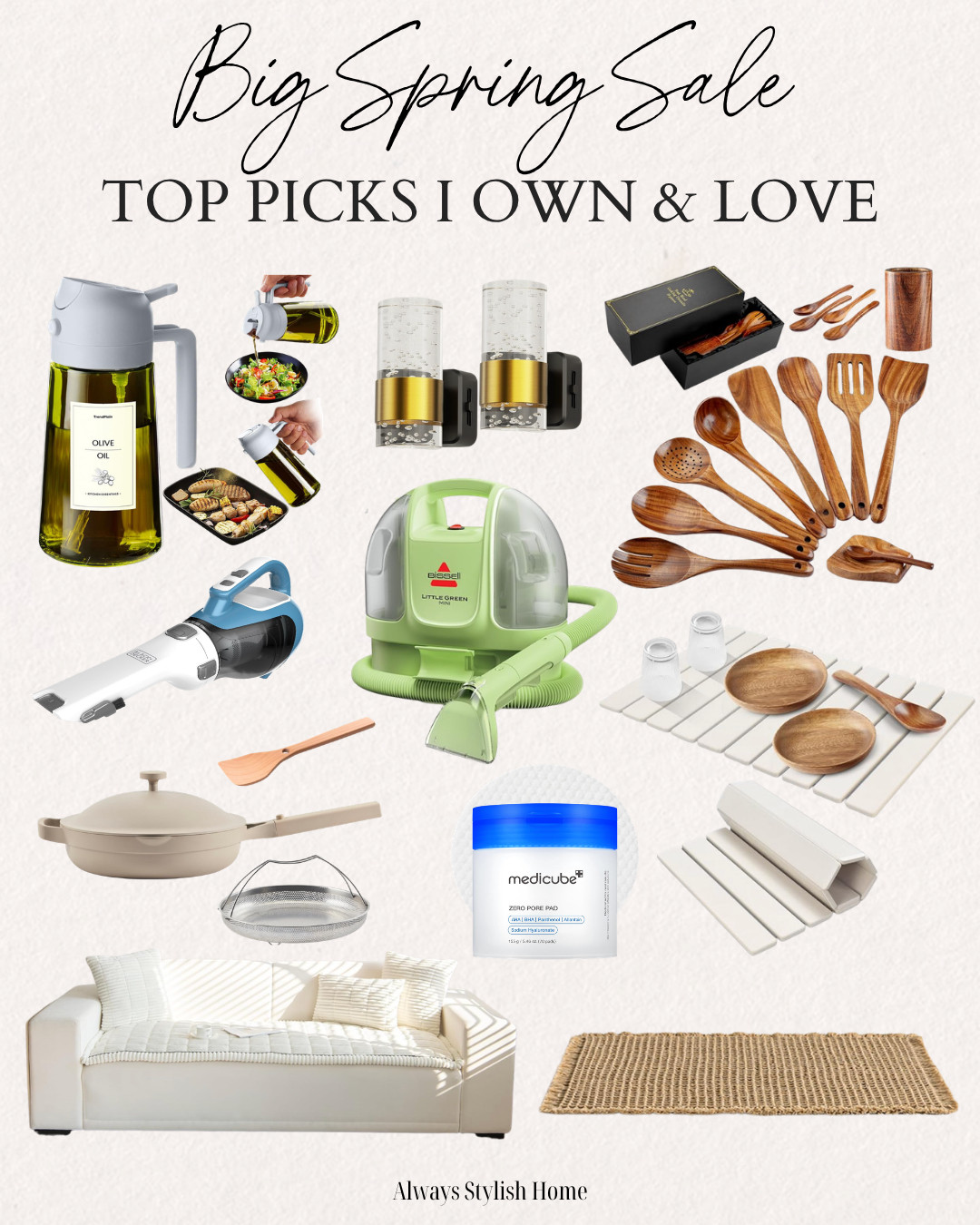 Amazon Big Spring Sale is the perfect time to shop the best Amazon home decor deals, beauty favorites, cleaning gadgets, kitchen gadgets, and more. These are my personal top picks from Amazon Big Spring Sale that I already own and love! Tap to shop! 

 #LTKSeasonal #LTKHome #LTKSaleAlert