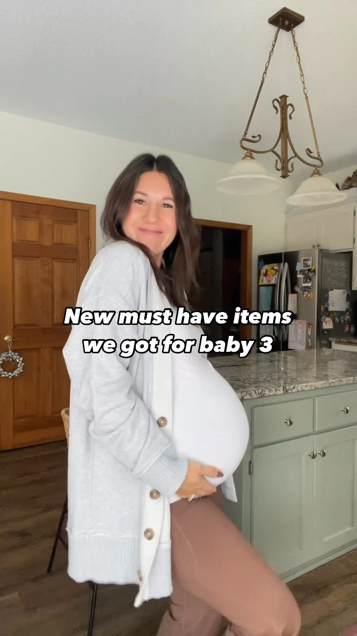 New must have items for baby 3! I also listed out newborn favorites that we plan to use again:

Nightgown & two way zipper sleepers 
Keekaroo changing pad 
Dreamland weighted sleepsack & swaddle
Solly Baby Wrap
BabyBjorn bouncer
Snuggle Me infant lounger 
Newton crib mattress
Honest baby diaper cream & washes
Halo Swivel Bassinet
MySnuggly bassinet insert 
Portable white noise 
Vava nursing light 
Boppy nursing pillow
Angelcare baby bath support 
Haakaa silicone breast pump 

Baby registry 
Baby list
Newborn favorites 
Baby items 
Gifts for new mom

#LTKBaby #LTKBump #LTKFamily