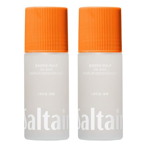 Saltair Serum Deodorant 2 Pack – 5% AHA – Aluminum-Free Odor Control for Women & Men – Mandelic Acid Deodorant with Lactic Acid – Exotic Pulp Scent – 2x 1.7oz Travel Roll On | Amazon (US)