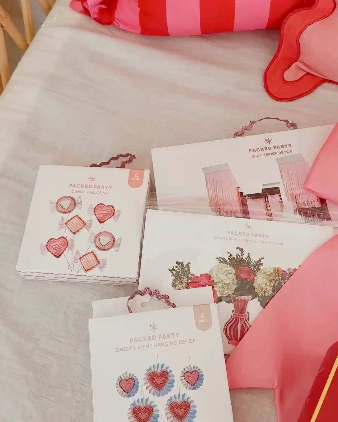 The cutest little pops of pink from the Sweet & Shiny collection by Packed Party ✨ From playful hearts to the prettiest party details, every piece feels fun, festive, and full of love. Proof that a little sparkle and a lot of pink can make any day feel like a celebration 💕

#LTKHome #LTKFindsUnder50 #LTKSeasonal