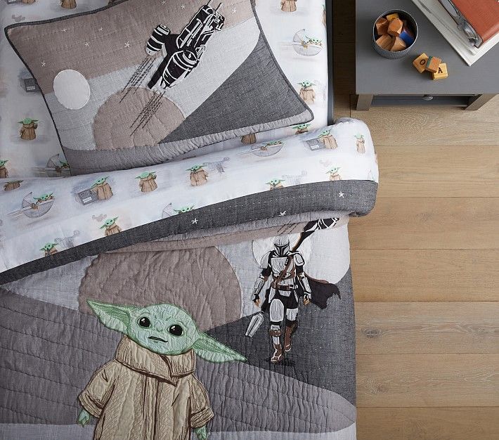 Star Wars™ The Child Organic Sheet Set & Pillowcases | Pottery Barn Kids