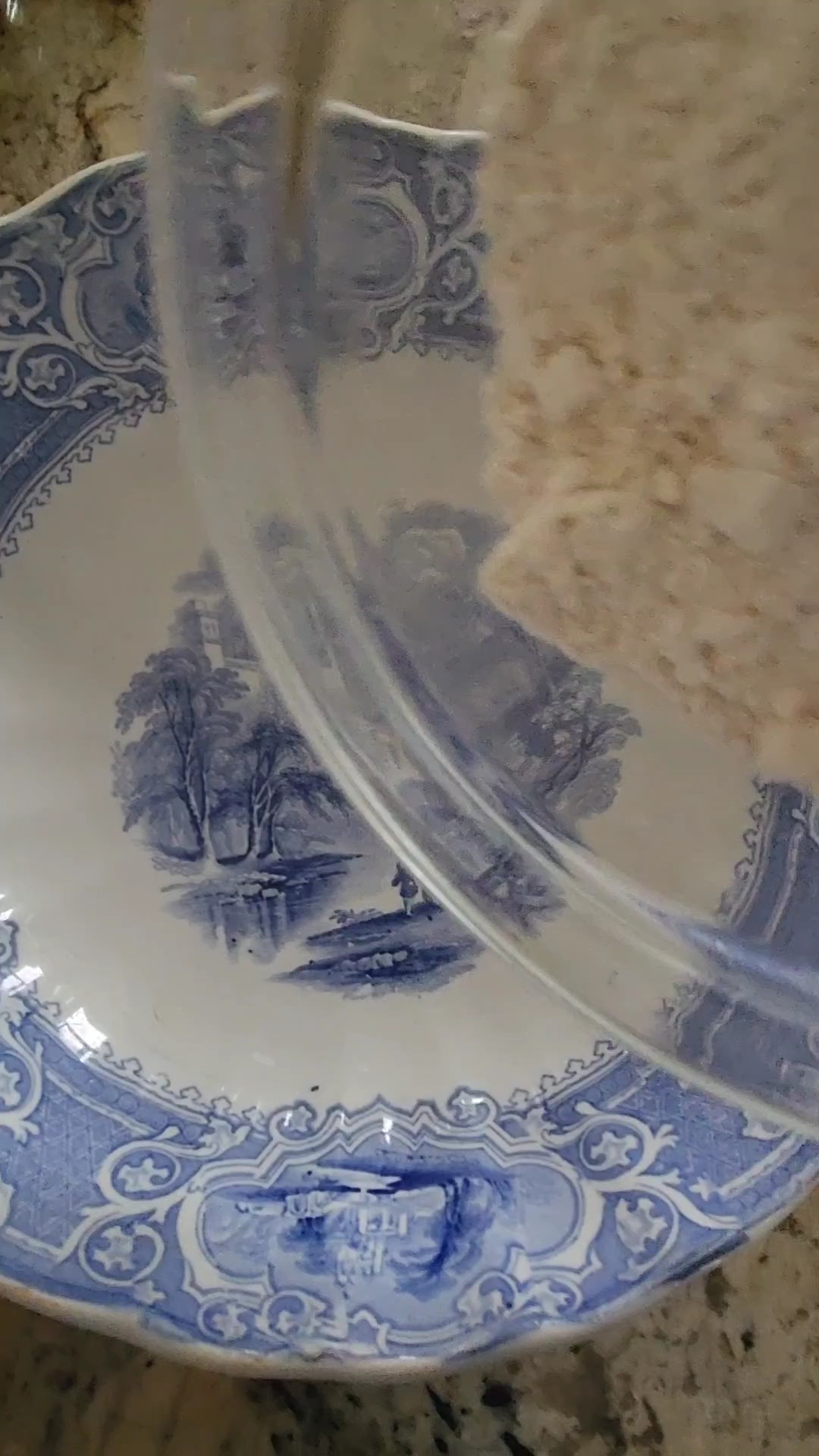 Using my antique blue and white bowl for mixing & baking today!  

#LTKHome