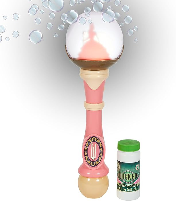 Wicked Glinda Light and Sound Musical Bubble Wand, Includes Bubble Solution | Amazon (US)