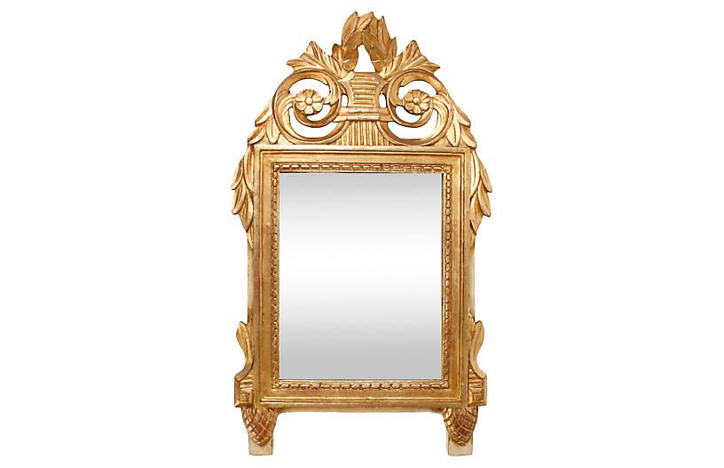 French Carved Giltwood Mirror | One Kings Lane