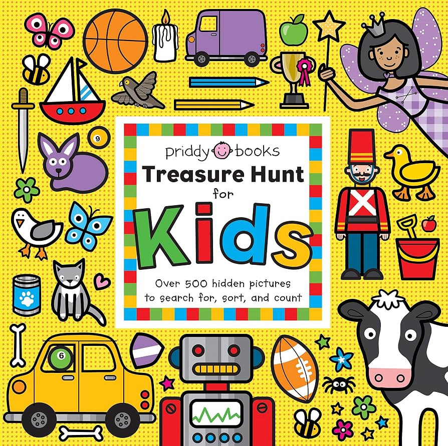 Treasure Hunt: Treasure Hunt for Kids: Over 500 Hidden Pictures to Search For, Sort, and Count | Amazon (US)