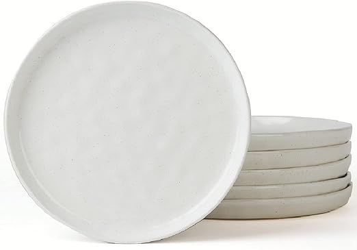 famiware Mars 6 Pieces Dinner Plates, 10.25 inch Plate Set, Scratch Resistant, Stoneware Dinnerwa... | Amazon (US)