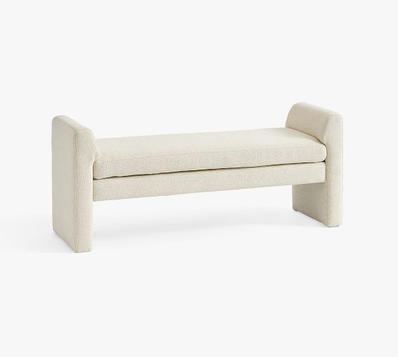 Max Upholstered Bench | Pottery Barn CA