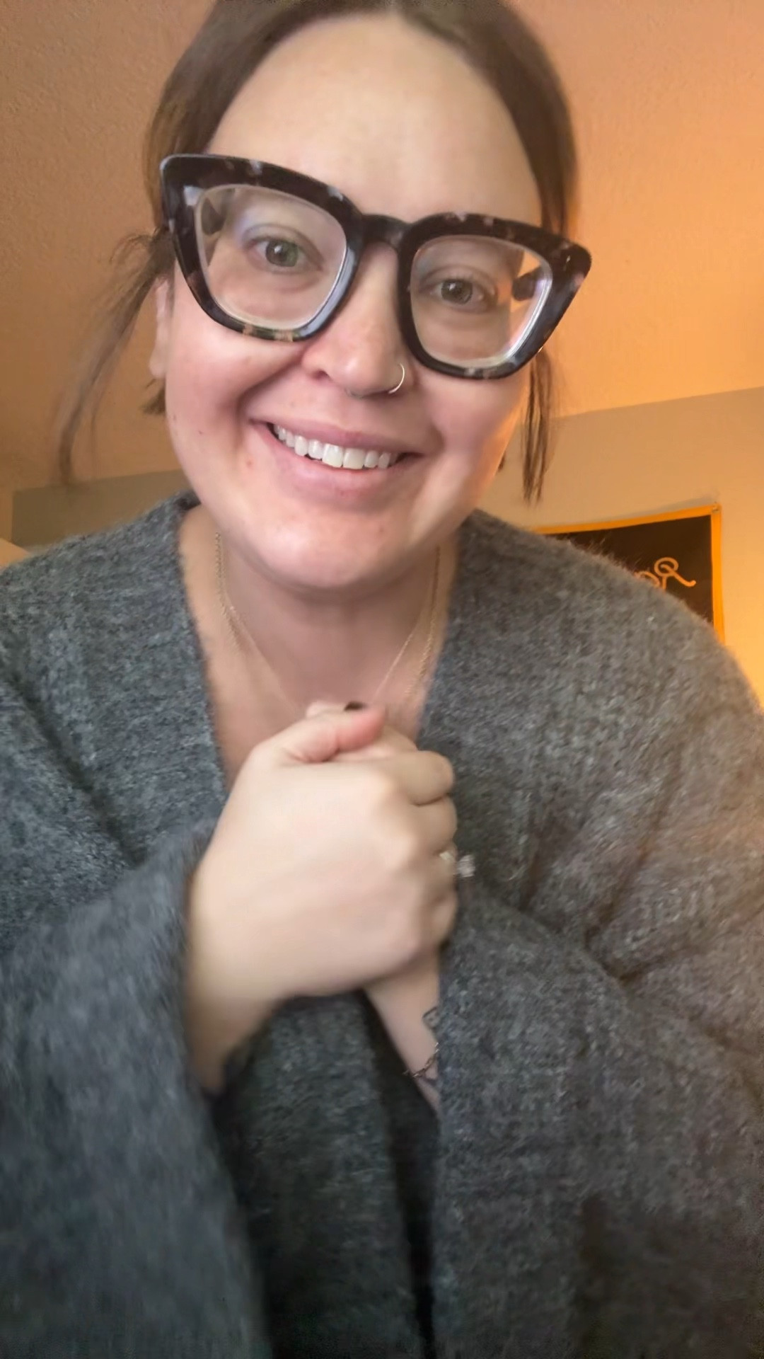 My house cardigan. 

#LTKSeasonal #LTKMidsize #LTKFindsUnder100