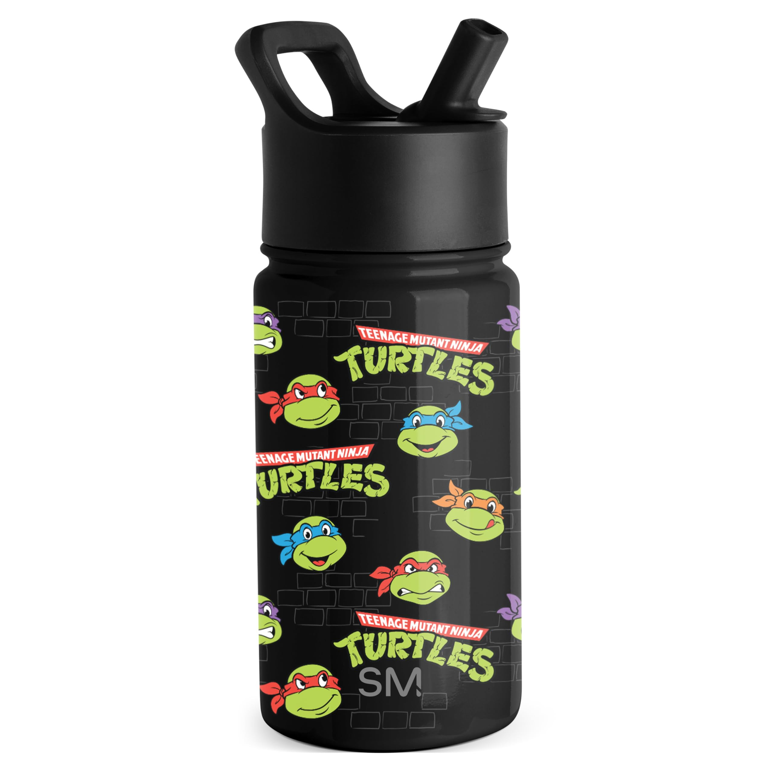 Simple Modern Kids Summit Water Bottle with Straw lid | Teenage Mutant Ninja 14oz Turtles Stainle... | Amazon (US)