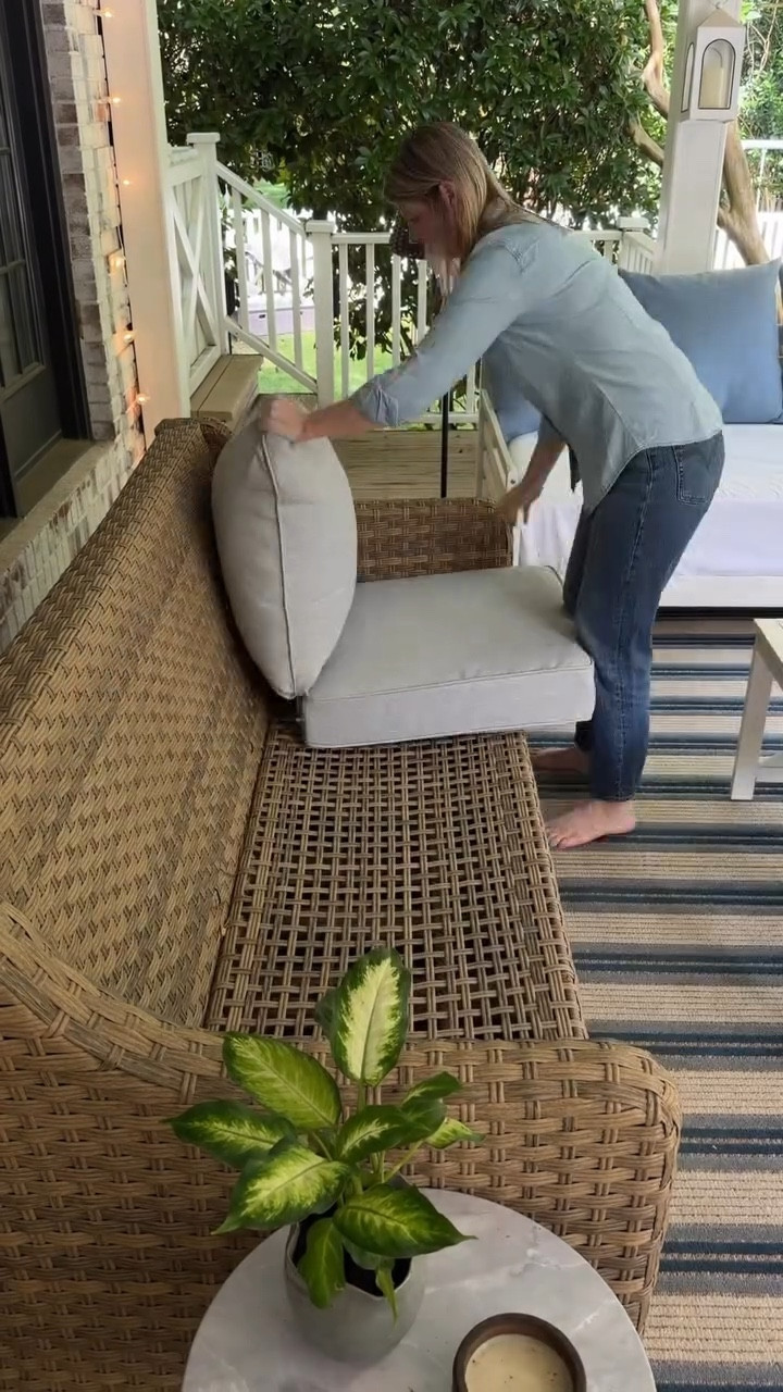 I’ve had this Walmart River Oaks set for over 5 years and the cushions definitely showed their age. Finally found replacement cushions that are water & stain resistant, way thicker, more comfortable, and have a 5 year warranty. (And they’re not from Walmart.)



#patiofurniture #outdoorlivingspace #porch #porchdecor #patio

#LTKSeasonal