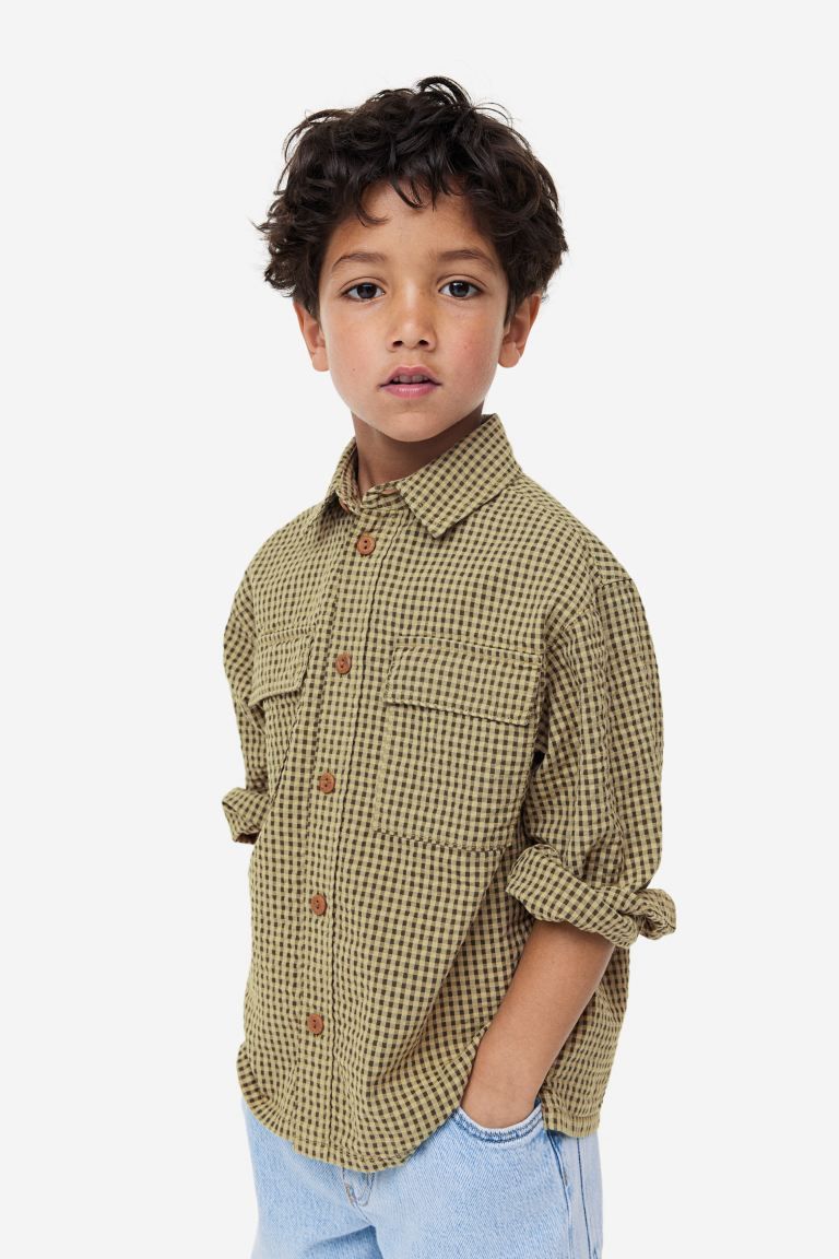 Oversized Seersucker Shirt | H&M (US + CA)