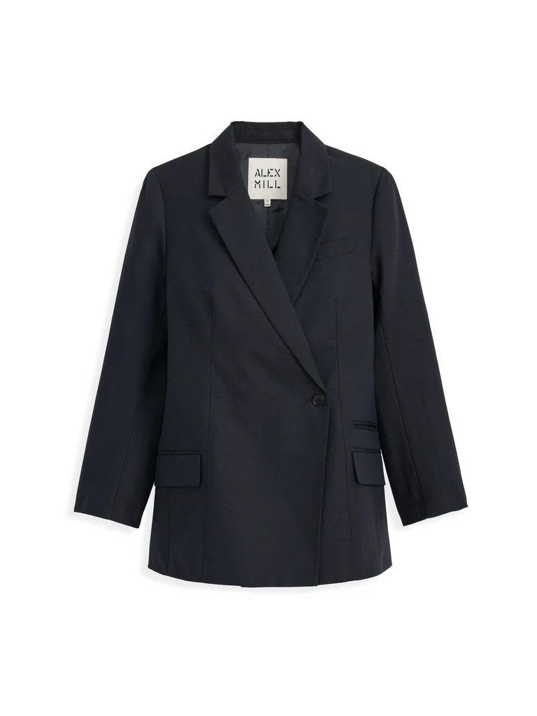 Soho Waisted Blazer In Linen Cotton | Alex Mill