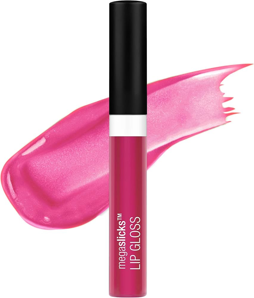 wet n wild Lip Gloss MegaSlicks, Pink Cotton Candy | High Glossy Lip Makeup | Amazon (US)