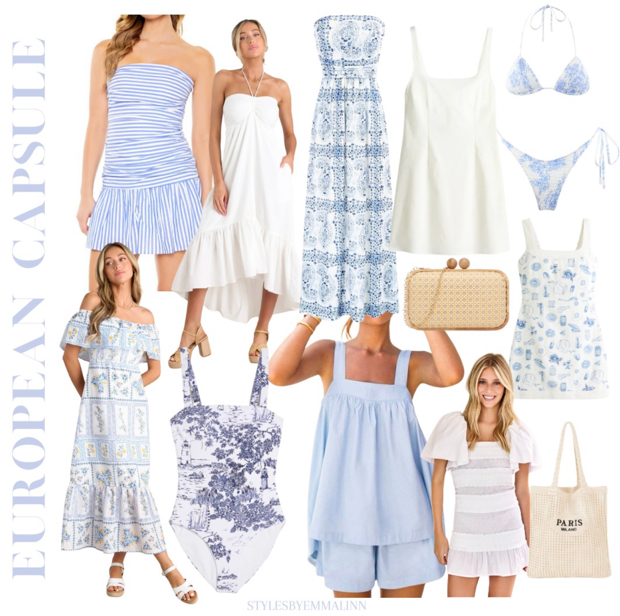 
Europe summer, European summer, Italy summer, France summer, Spain summer, summer abroad, travel, Europe, Europe outfits, Europe style, neutral style, summer style, chic style, EuroSummerStyle, EuropeanVacation, SummerInEurope, ChicInEurope, TravelInStyle, Styles by Emma Linn, Emma Linn, grand millennial clothes, blue and white clothes

#LTKTravel #LTKFindsUnder100 #LTKSeasonal #LTKStyleTip #LTKTravel #LTKSeasonal