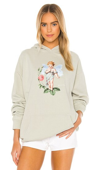 I Choose Me Hoodie in Pastel Army Green | Revolve Clothing (Global)