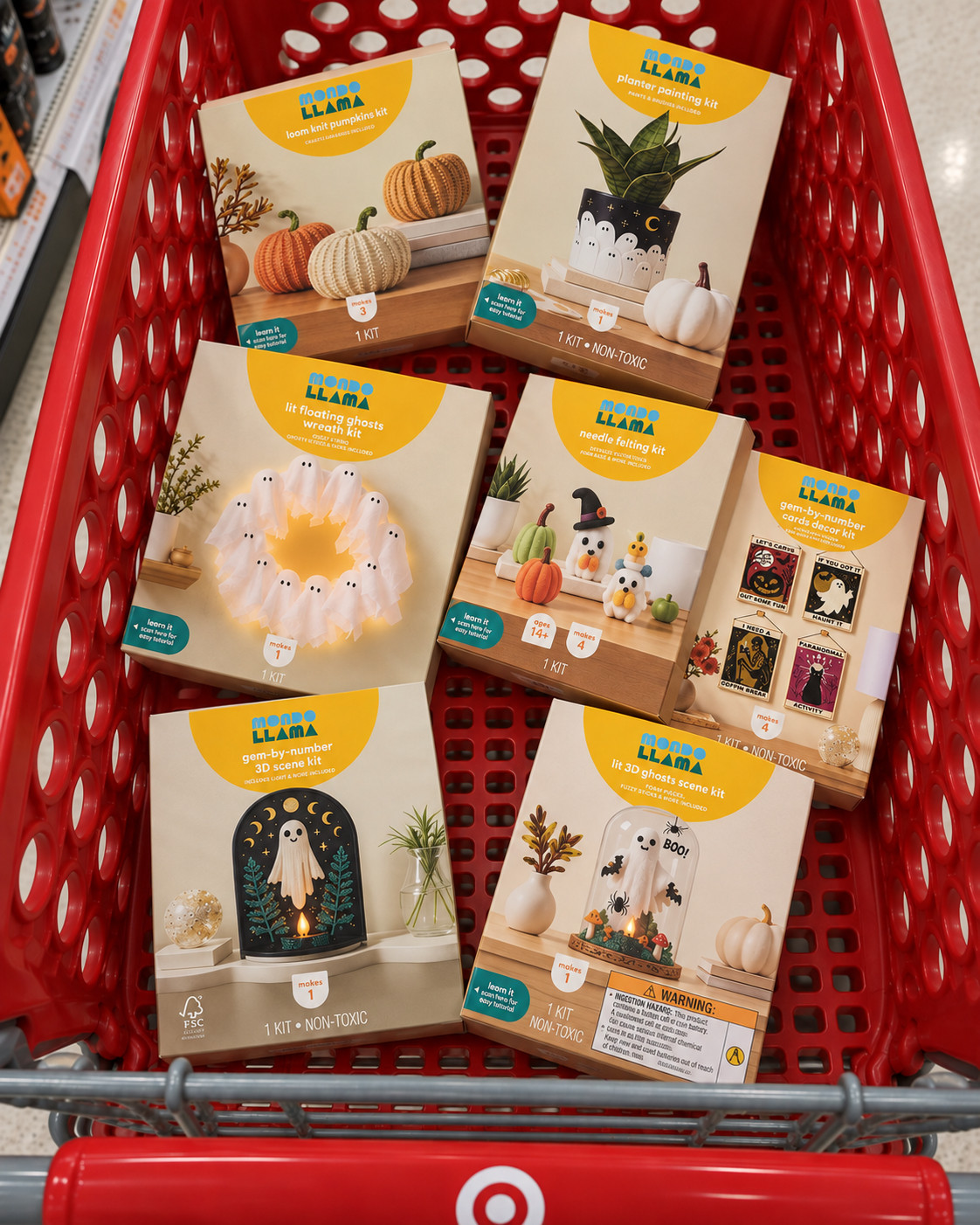 Ghouls night, but make it crafty 👻🎨✨ These Halloween craft kits are such a cute idea for a cozy girls night—snacks, spooky movies and everyone gets to make something festive to take home. Definitely adding this to the October plans! 🎃🖤
-
#GhoulsNight #GirlsNightIdeas #HalloweenCrafts #HalloweenGirlsNight #CraftNight #TargetFinds #HalloweenActivities #SpookySeason #OctoberIdeas #HalloweenFun 

 #LTKmomlife #LTKSeasonal #LTKKids
