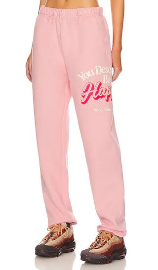 You Deserve It Sweatpants in Pink | Revolve Clothing (Global)