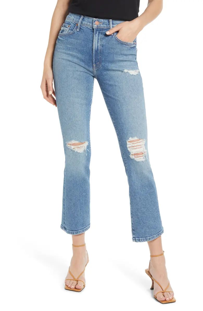 The Insider Organic Cotton Blend Ankle Flare Jeans | Nordstrom