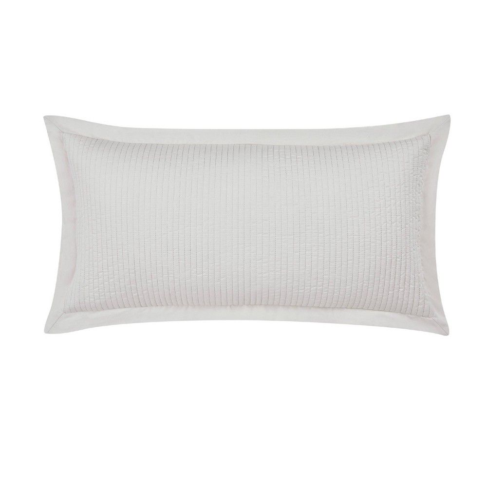 32x16 Tristano Pinstripe Embroidered Throw Pillow Cream - Charisma | Target