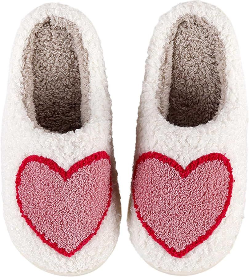 Mens Womens Slippers,Cute Comfy Bedroom Slippers For Women,Home Slippers House Slippers,Ladies Fu... | Amazon (US)