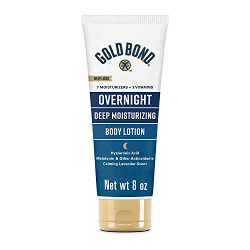 Gold Bond Overnight Deep Moisturizing Lotion, 8 oz., Skin Therapy Lotion With Calming Scent | Amazon (US)