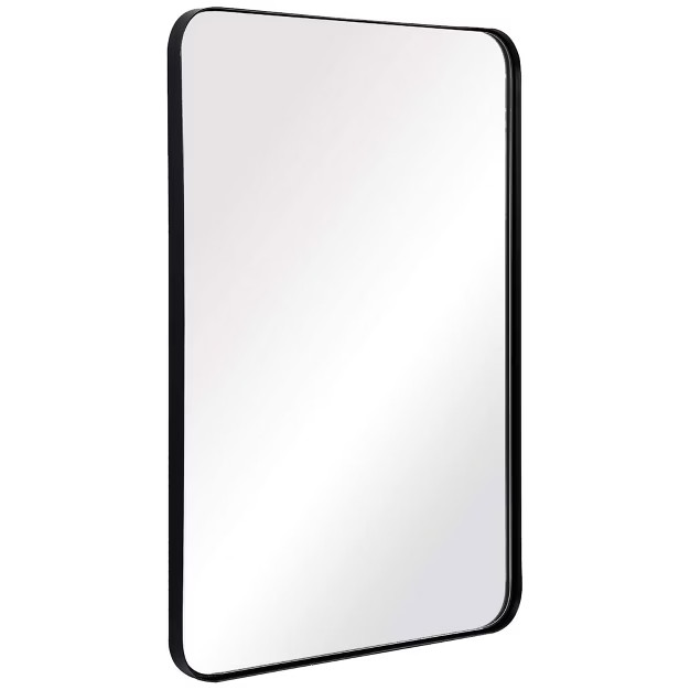 ANDY STAR Modern Decorative 24 x 36 Inch Rectangular Wall Mounted Hanging Bathroom Vanity Mirror ... | Target