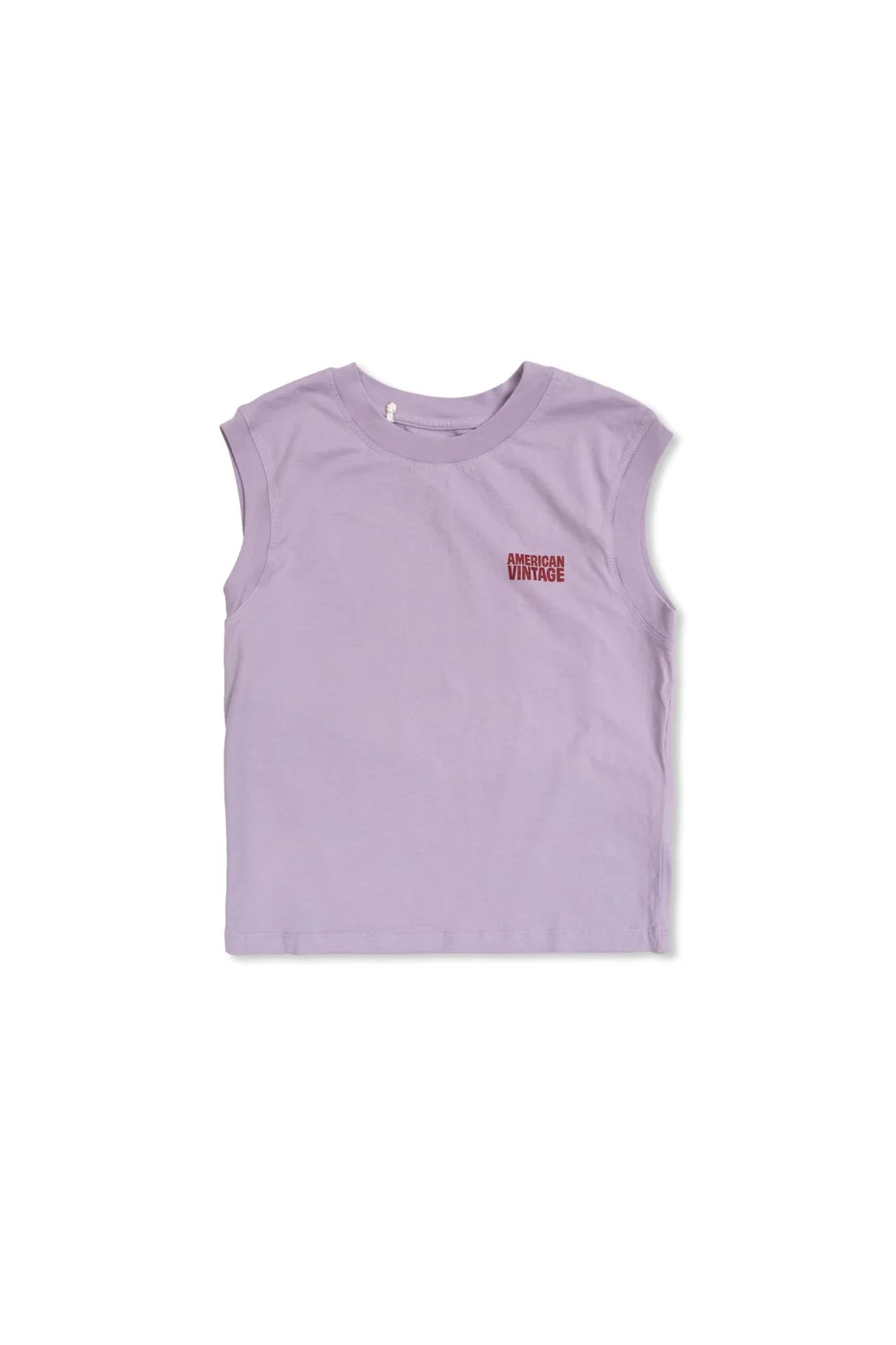 American Vintage Kids Logo Sleeveless T-Shirt | Cettire Global