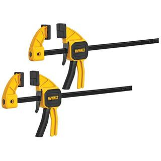 DEWALT 6 in. 100 lbs. Trigger Clamps (2 Pack) with 2.43 in Throat Depth DWHT83149 - The Home Depo... | The Home Depot