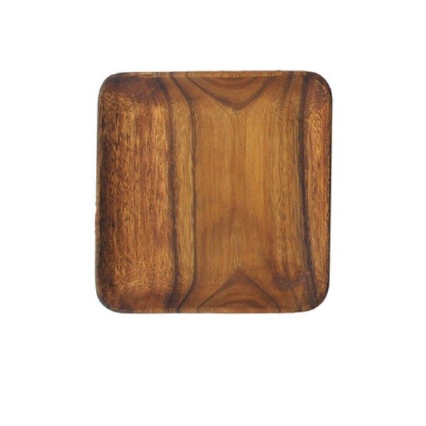 Pacific Merchants 10-Inch Acacia Wood Square Serving Tray | Bed Bath & Beyond