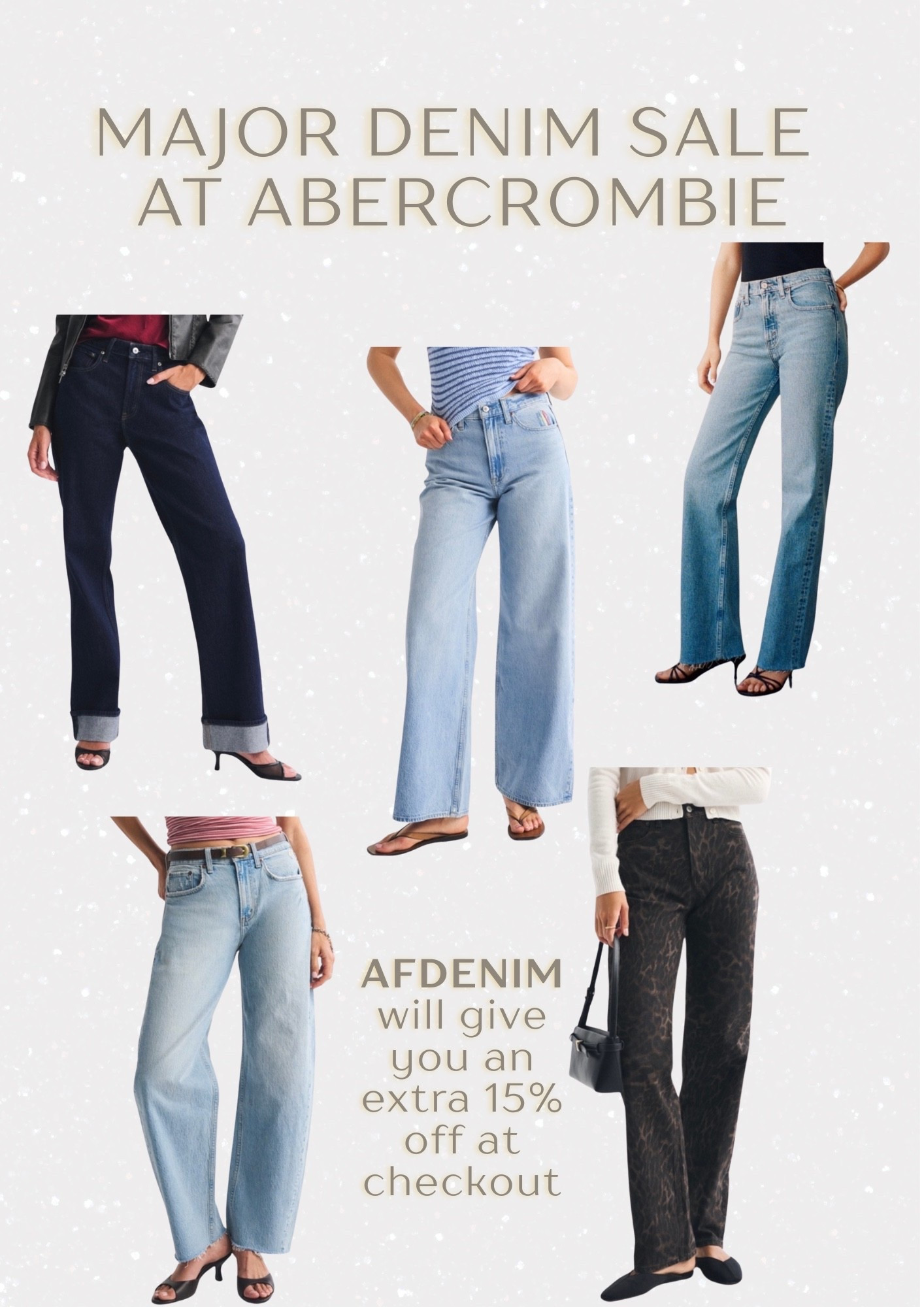 @abercrombie is
having a HUGE sale of almost 20% off of everything! ON TOP of that, JEANS are 25-40% off✨ Use code DENIMAF for an extra 15% off! This denim is my cart🙌🏻

#LTKgrwm #LTKWorkwear #LTKSaleAlert
