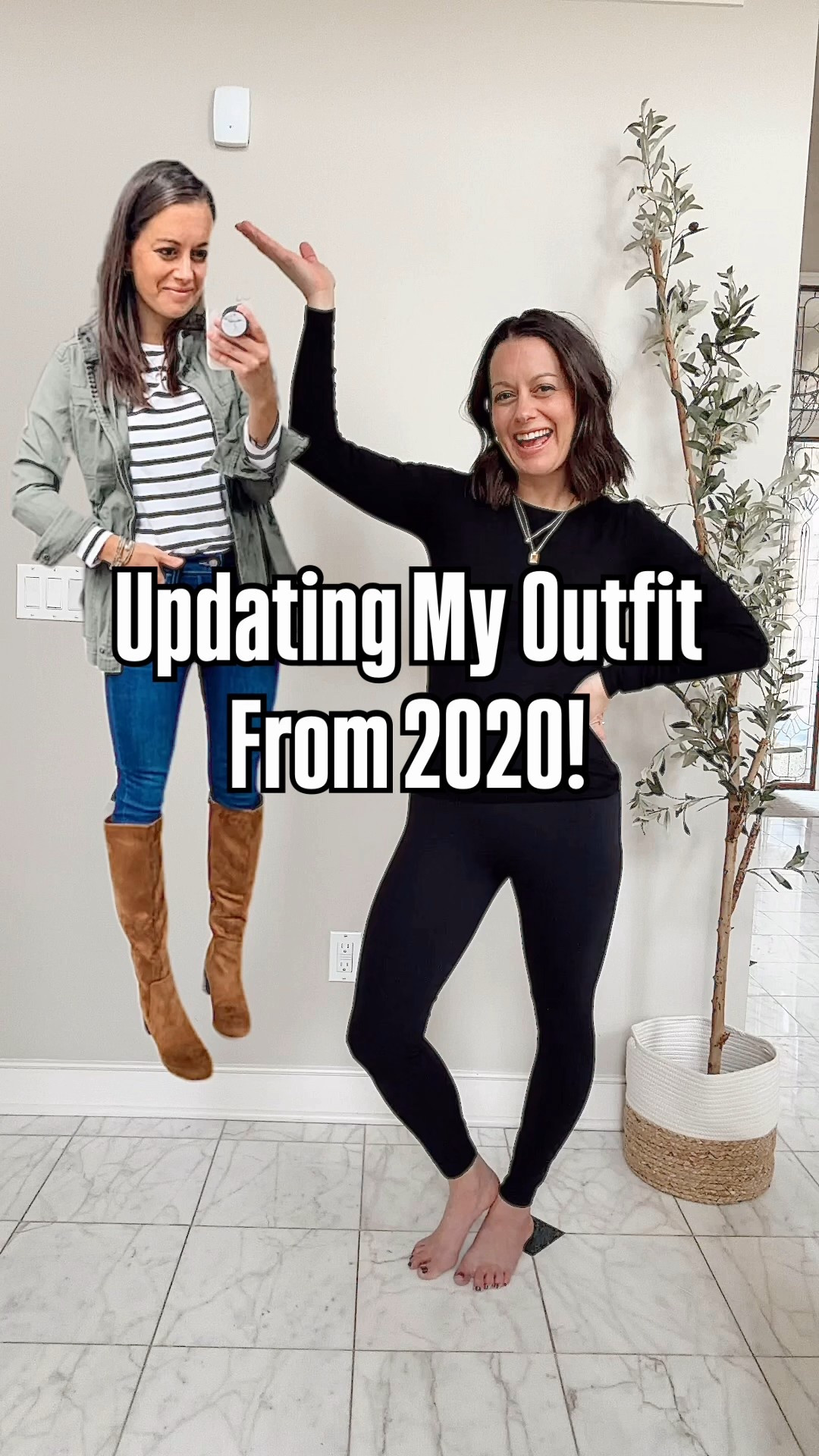 Updating my outfit from 2020! 

Wide leg jeans run tts, brown jacket runs true to size to big!



#LTKOver40 #LTKootd #LTKgrwm