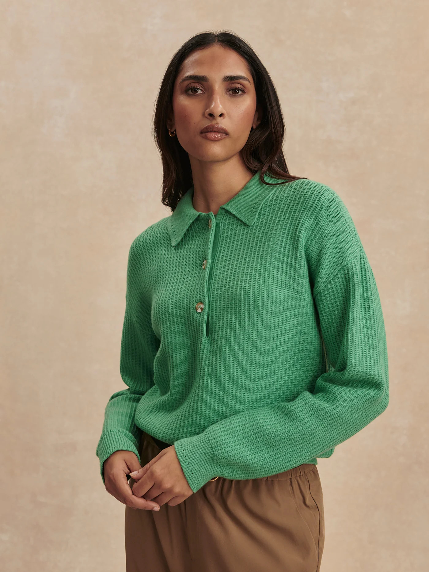 Marlie Polo Knit Sweater | Varley UK | Varley UK