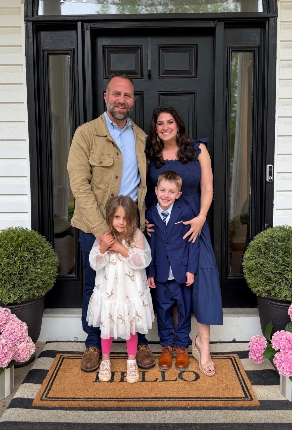 Happy Easter! 🌸 Today was such a beautiful day—full of joy, togetherness, and all the good vibes. I picked up this gorgeous sundress from PrettyGarden at Walmart last week and I’m absolutely in love with it! 💛 I love taking family pictures in front of our door.

#HappyEaster #EasterSunday #FamilyMoments #EasterVibes #SpringStyle #SpringOutfit #SundressSeason #PrettyGarden #WalmartFinds #LTKStyle #MomLife #FamilyPhotos #FrontDoorMoments #SpringFashion #OOTD #StyleInspo #CasualChic

#LTKmomlife #LTKSeasonal