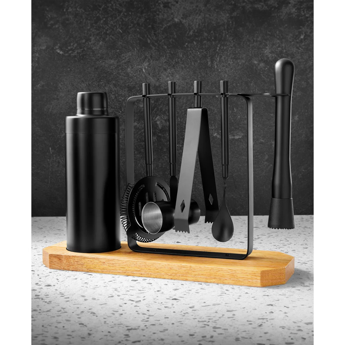 Noir 7 Piece Bar Tool Set | Wayfair North America