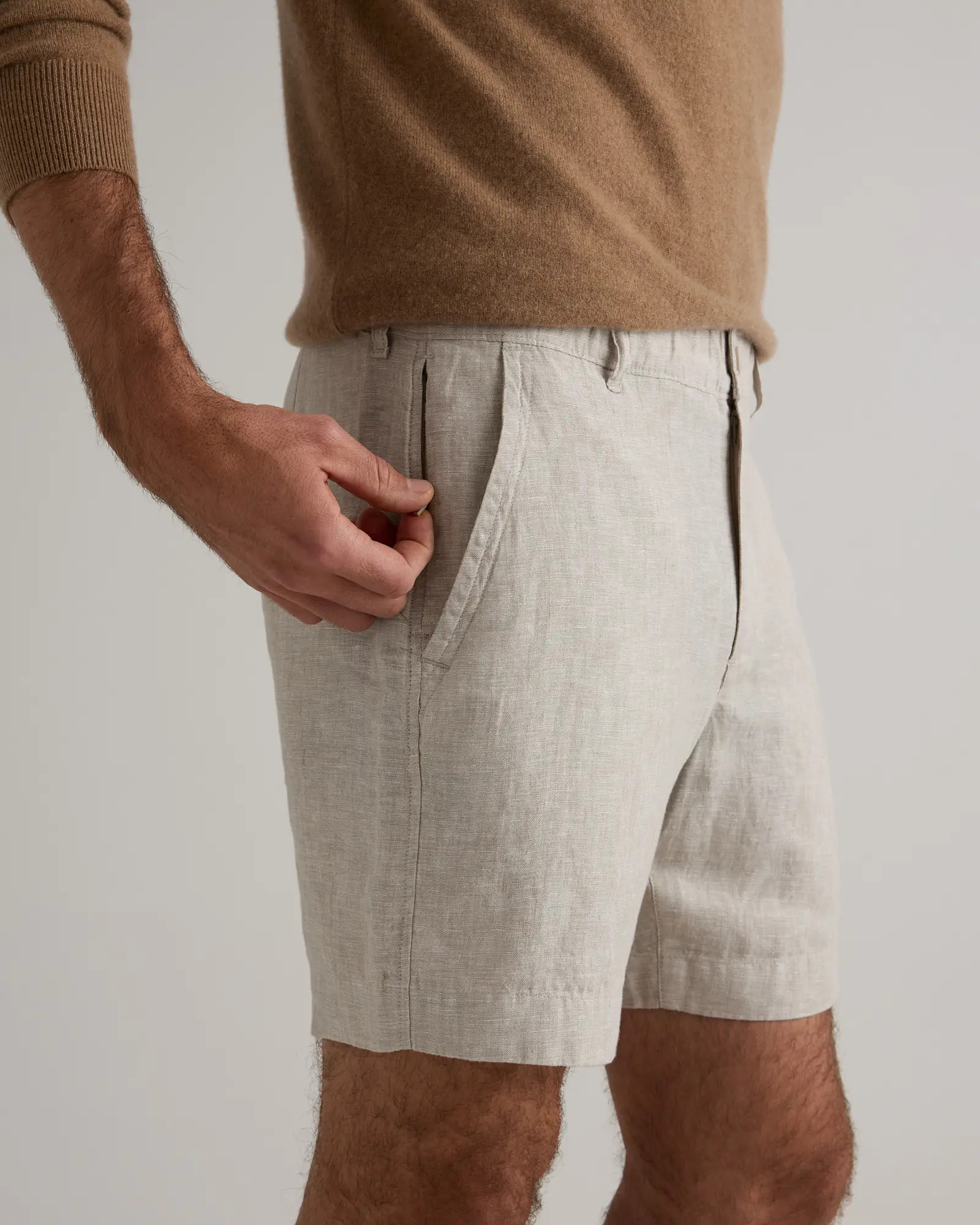 100% European Linen Trouser Shorts - 7" | Quince