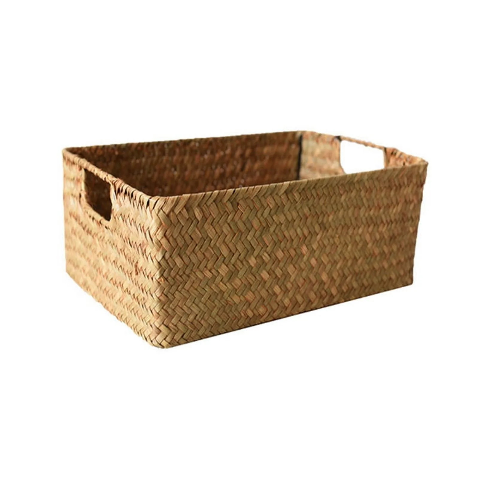 Woven Seagrass Basket - Natural Straw Wicker Storage for Fruit, Bread, Towels Ideal for , A | Walmart (US)