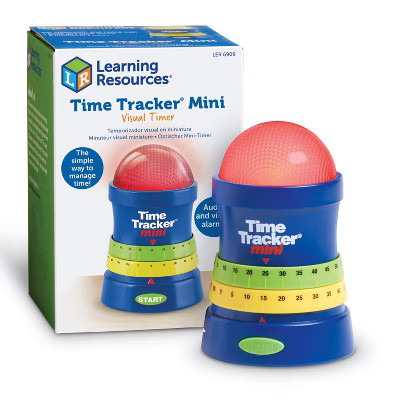 Learning Resources Time Tracker Mini Visual Timer, Auditory and Visual Cue | Target