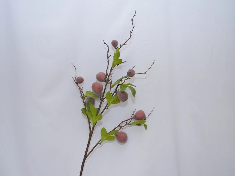 Artificial Fig Fruit Branch, Realistic Faux Figs Stem for Home Decor, Fall Fruit Farmhouse Style ... | Etsy (Global)