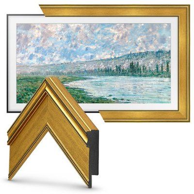 Frame My TV.com - Deco Premiere Bezel for Samsung the Frame TV - 65" - Antique Gold | Best Buy U.S.